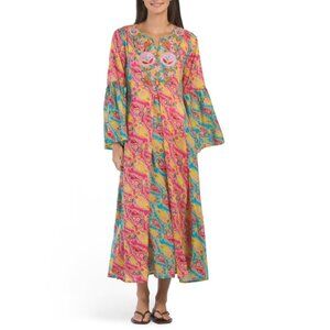 DEBBIE KATZ multi Katia Cover-up Dress